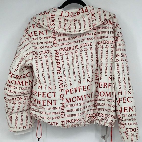 PREOWNED $650 PERFECT MOMENT RED PERFORMANCE SKI STATE DUVET DOWN PUFFER SZ LG - Picture 10 of 10